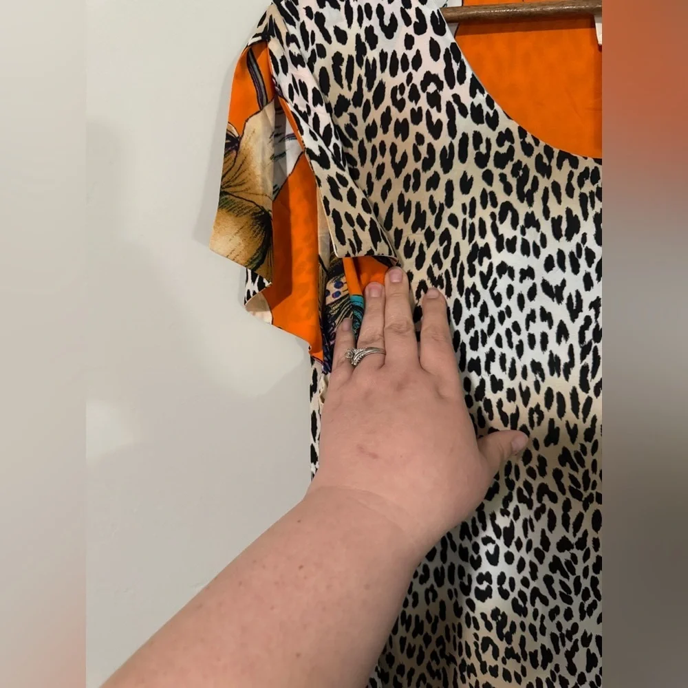 Chicos - Petite Reversible Floral-Animal Dress - Picture 10 of 13